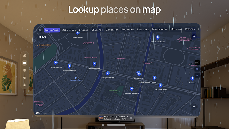 Screenshot of Ingry: Moscow city guide