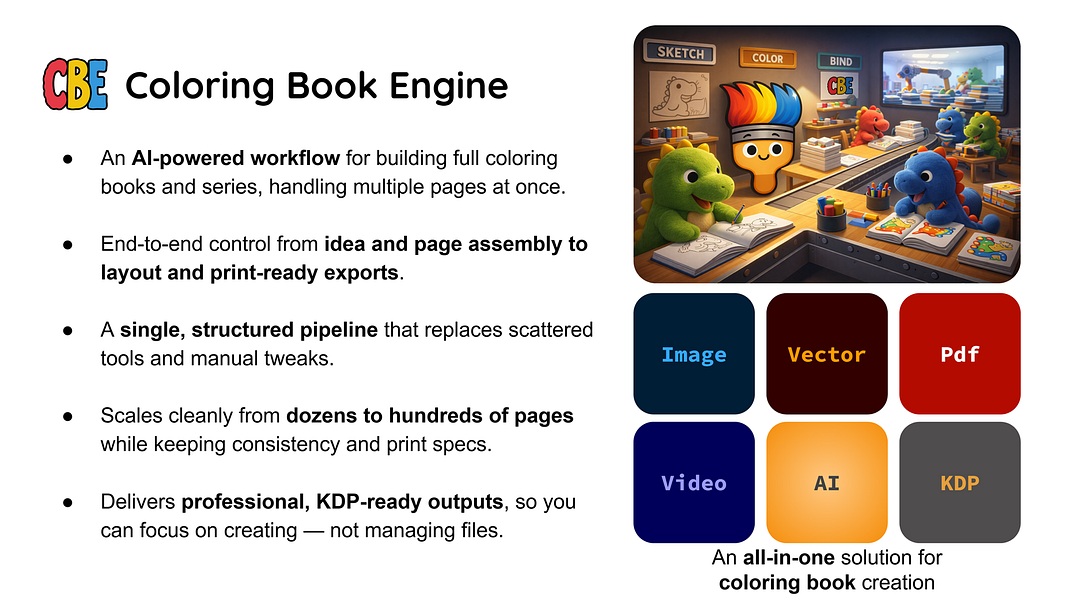 Coloring Book Engine