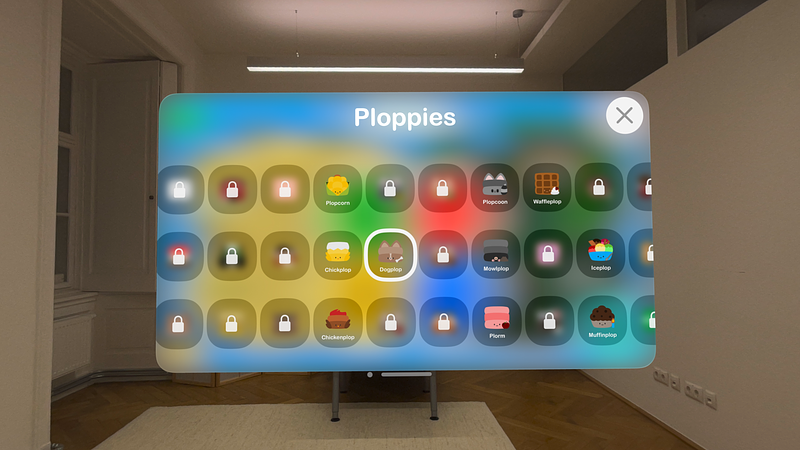 Screenshot of Vision Ploppy Pairs Full Space