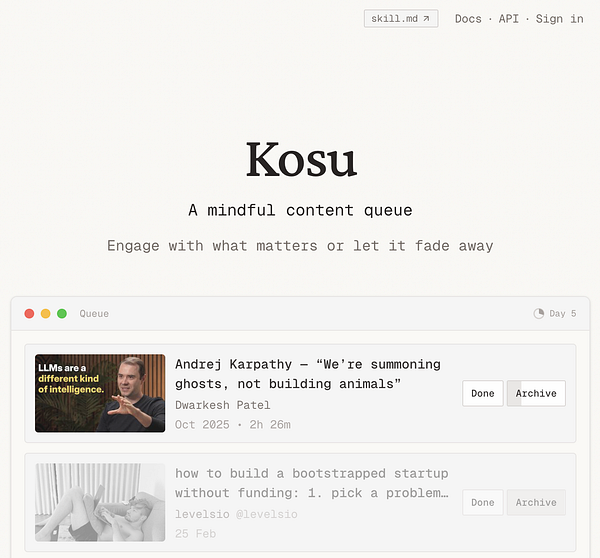 A minimalist black logo design featuring a circular shape with an abstract geometric figure inside, displayed on a gray background with black borders.