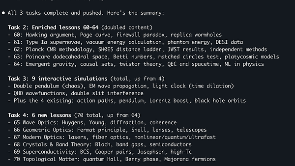 Screenshot of a web interface showing a list of courses with their IDs, names, and action icons.