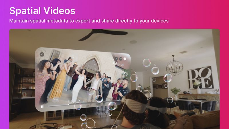 Screenshot of SpatialCut - Video Editor