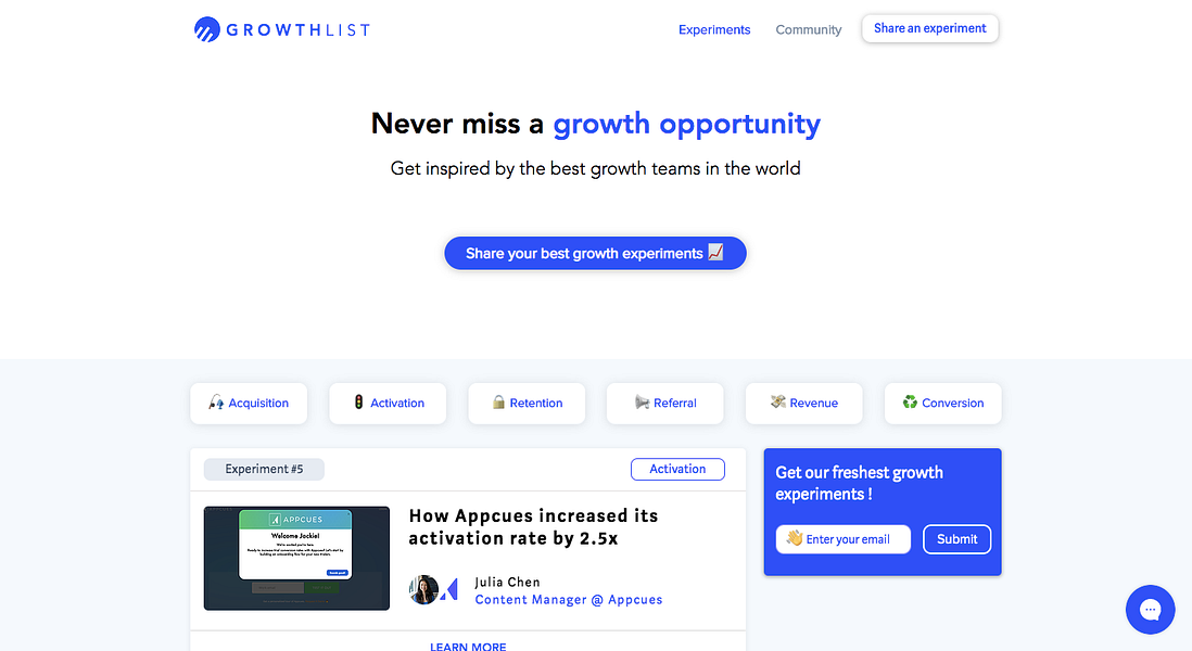 Growthlist
