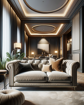 Récamier in interior design