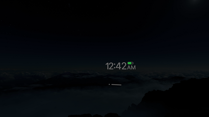 Screenshot of Clock Vision