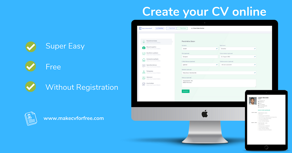 Make CV For Free