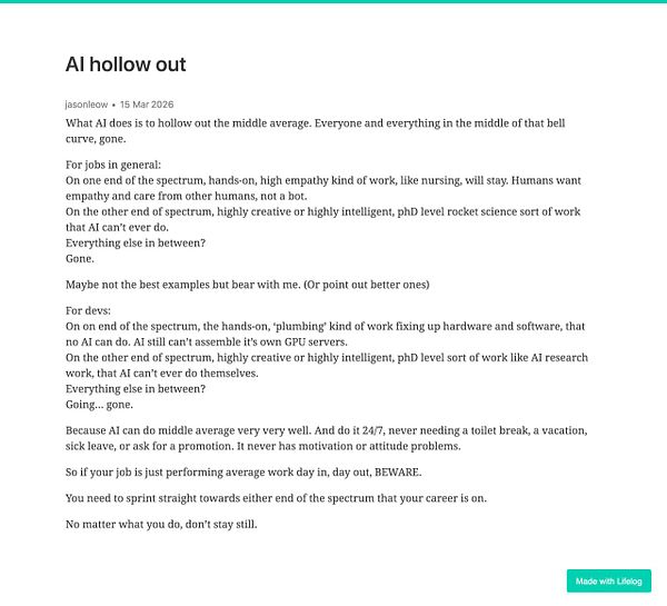 Digital artwork depicting a person with facial features hollowed out, highlighting AI themes.