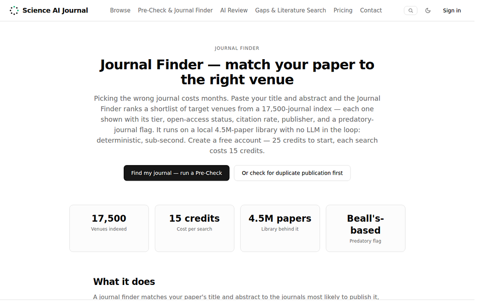 Science AI Journal