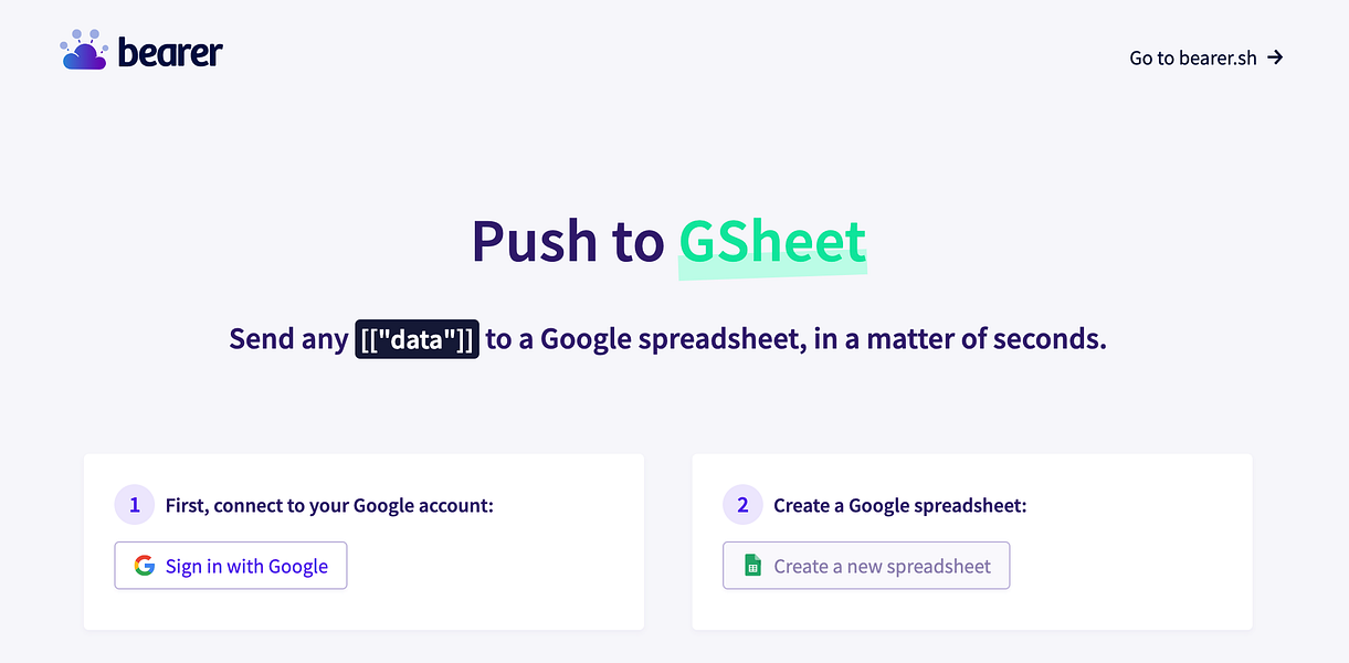 Push To GSheet