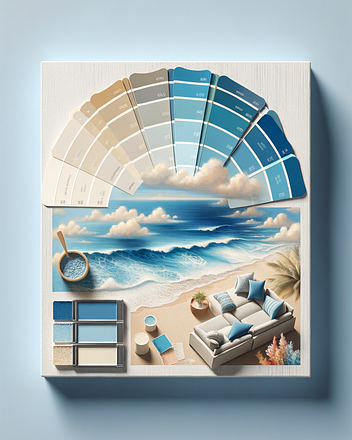 Palette in interior design