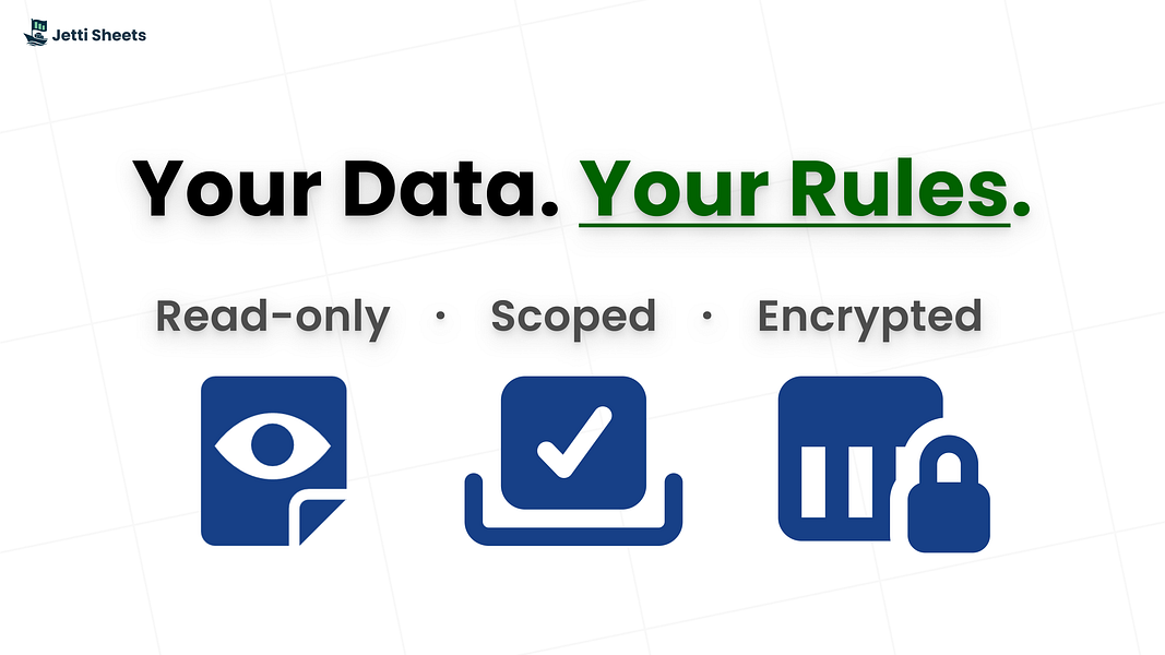 Jetti Sheets: Enterprise-grade SaaS analytics inside Google | BetaList
