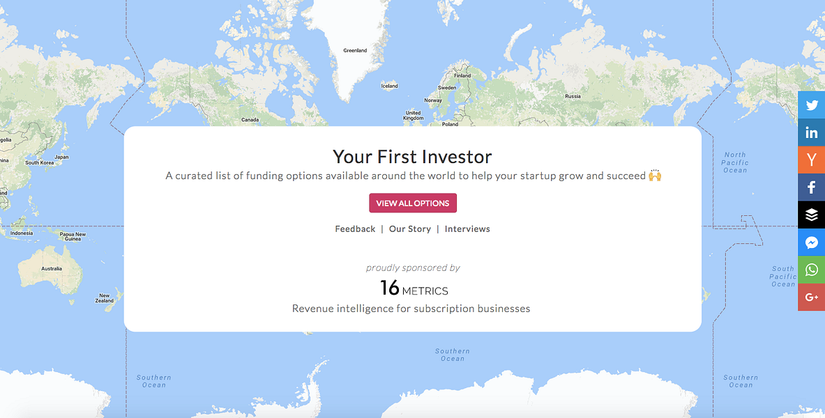 Your First Investor