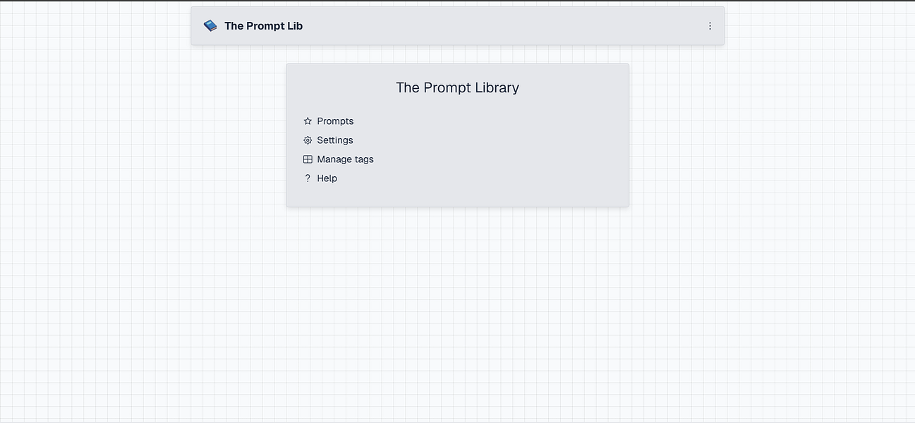 The Prompt Lib