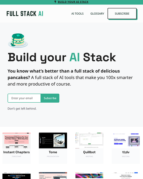 Full Stack AI