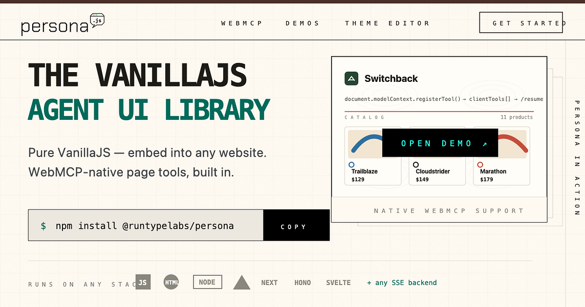 Persona.js