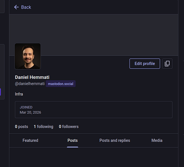 Screenshot of the Mastodon sign-up page showing the user interface for creating an account.
