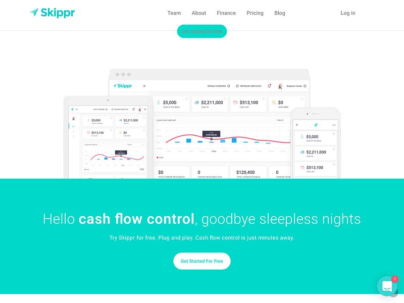 Skippr Cash Flow