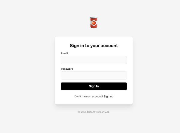 A redesigned login page for a PHP application featuring a minimalist design.