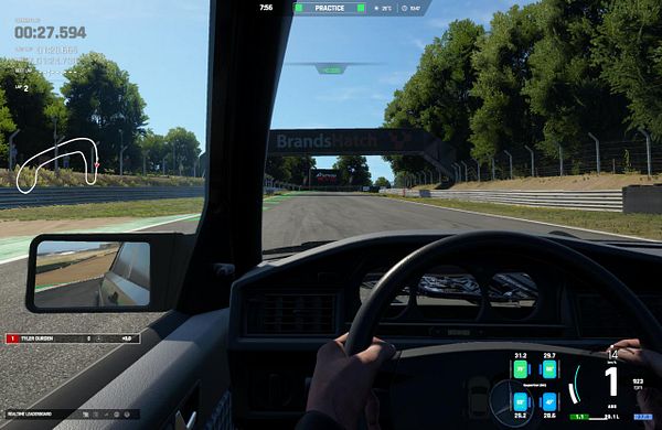 Screenshot of Steam running Assetto Corsa on macOS with a settings menu open.