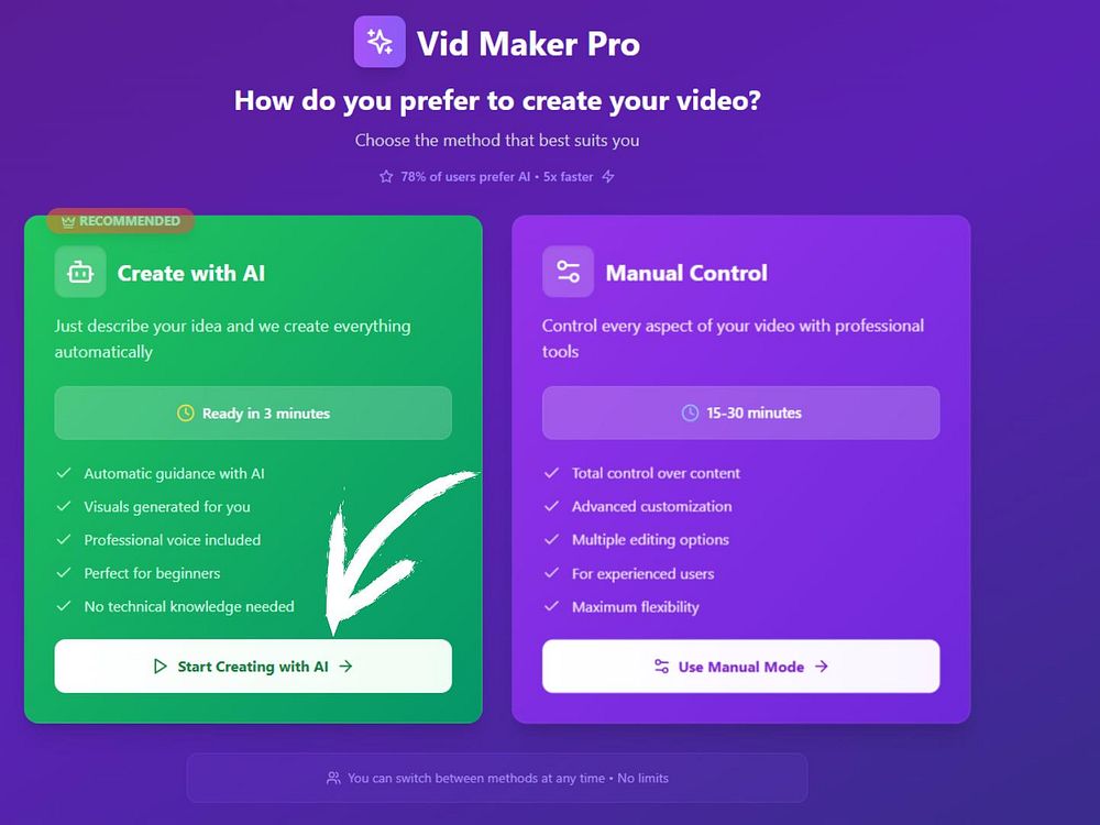 «VidMakerPro» ilə heç bir bacarıq olmadan peşəkar videolar yaradın - süni zəka sizin üçün hər şeyi edir!
