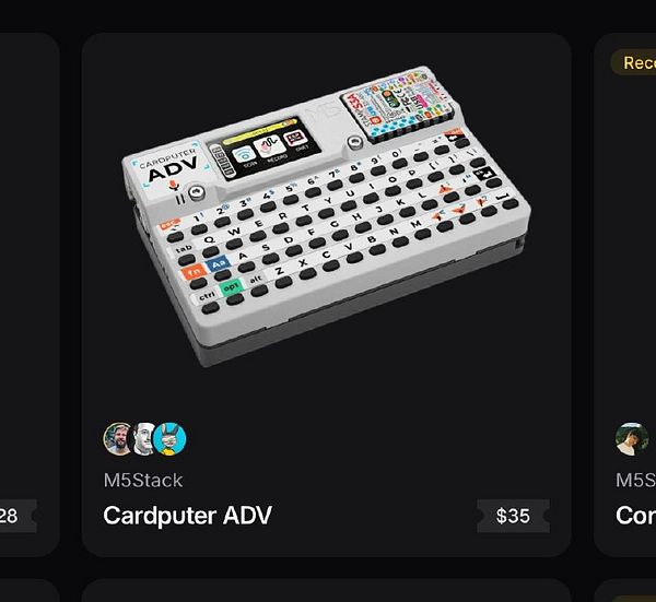 Screenshot of a gadgets page displaying several circular user avatars at the top with a sidebar and navigation menu.