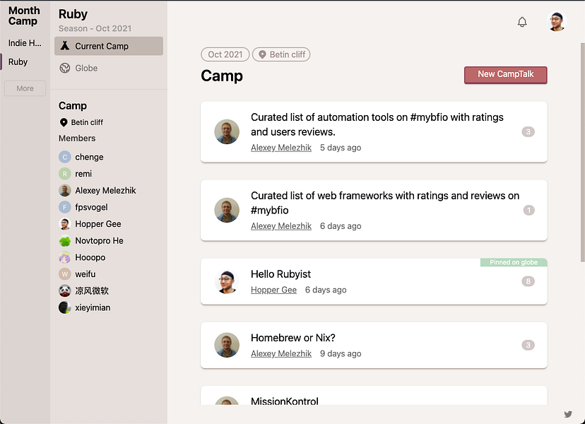 MonthCamp