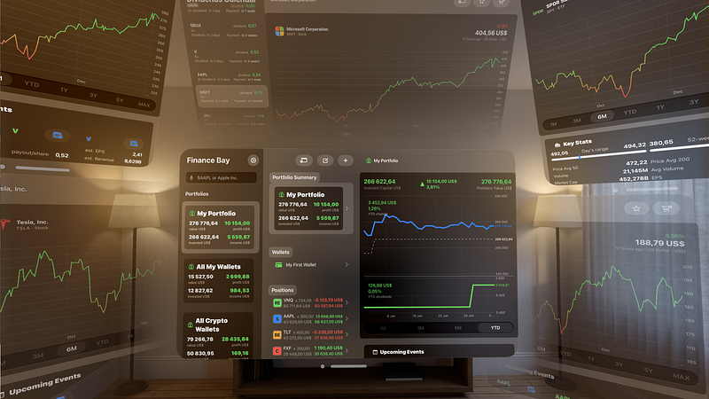 Screenshot of Finance Bay: Portfolio Tracker