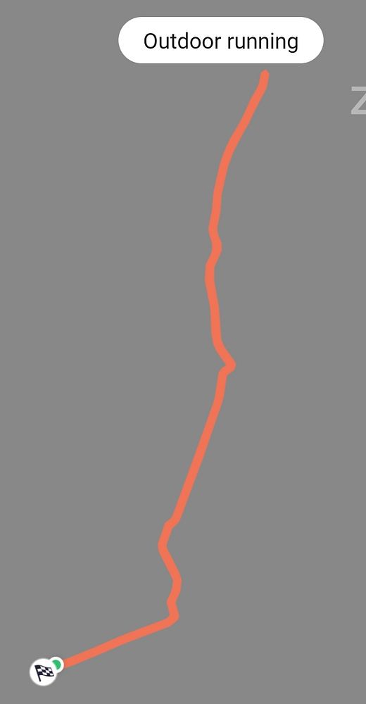 Fitness tracking app screenshot showing a 5.5 km run and 1000 meter swim workout summary.