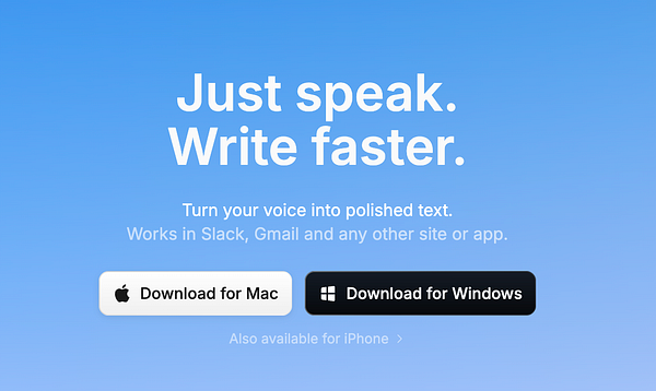 A screenshot of a Mac terminal window showing the execution of commands to install and run the SuperWhisper application on a local server.
