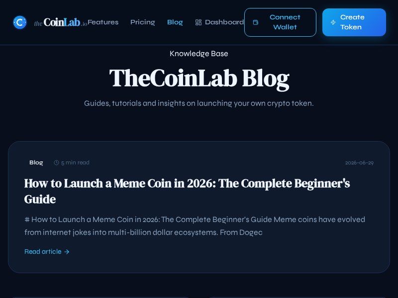 The Coin Lab