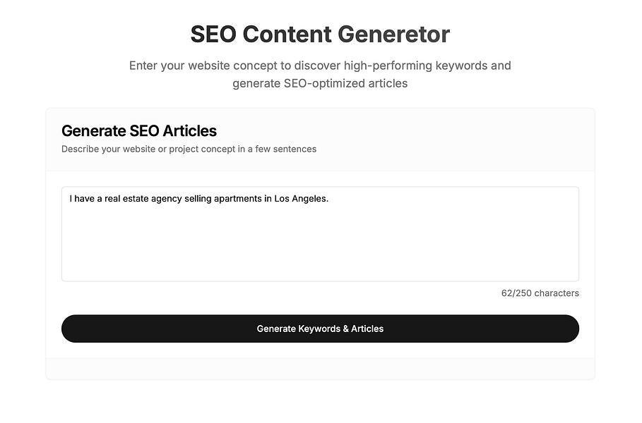 SEO Content Generator
