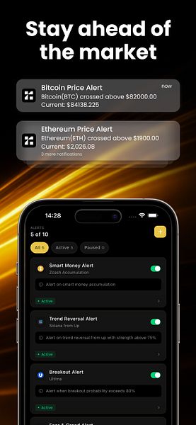 Flicker: Crypto Stock Signals