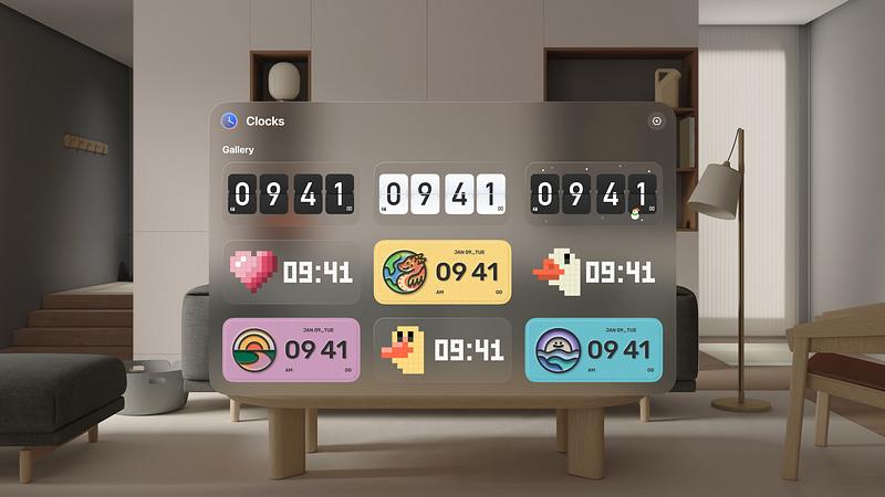 Screenshot of MD Clock - Spatial Clock