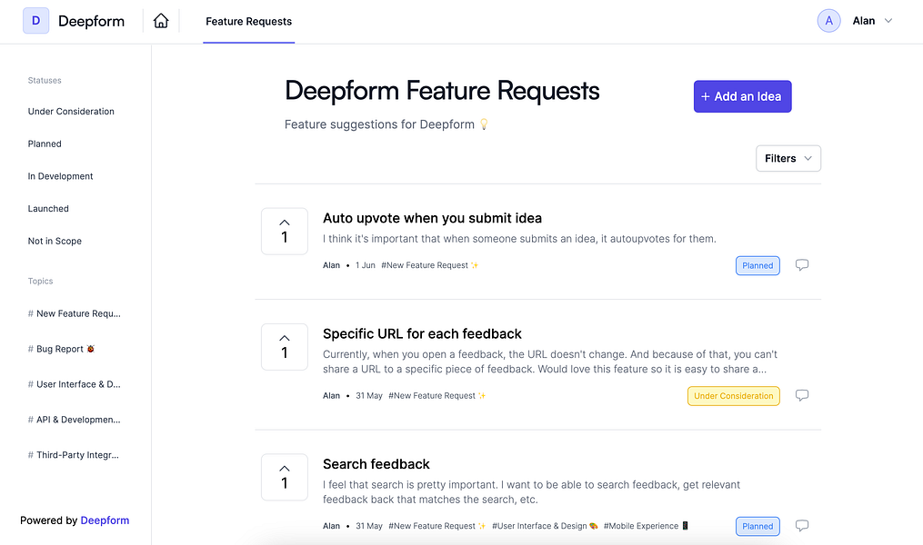 Deepform