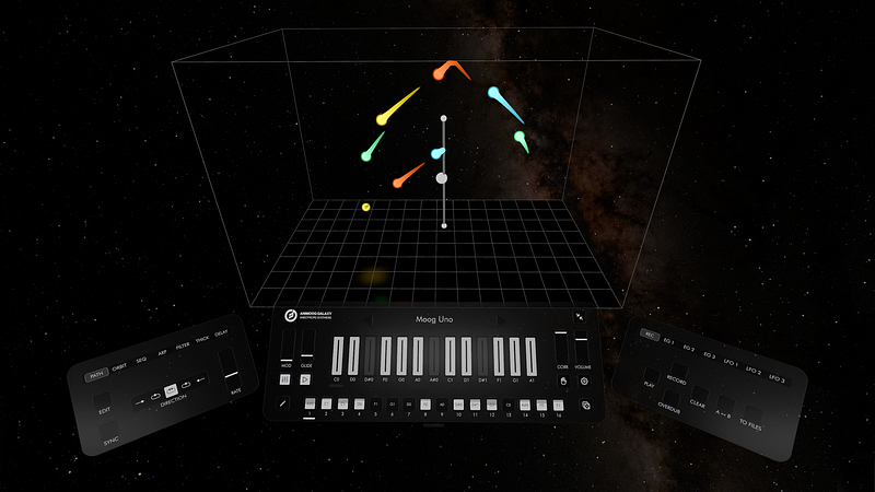 Screenshot of Animoog Galaxy