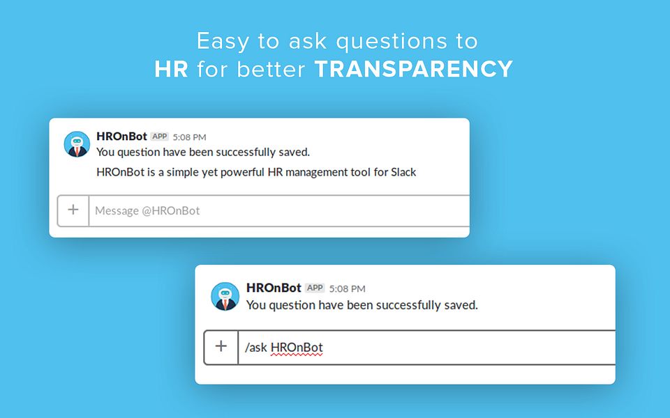 HROnBot for Slack