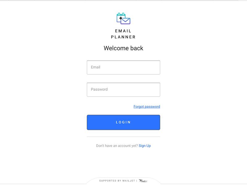Email Planner