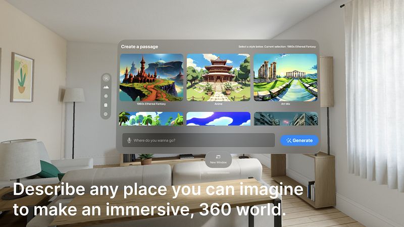 Screenshot of Immersive 360 Worlds: Passage