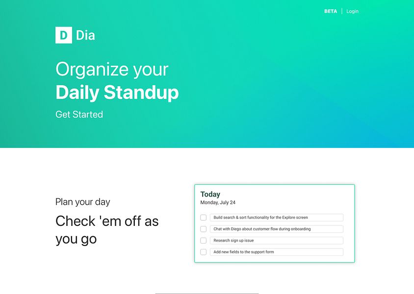 Dia Daily Standup