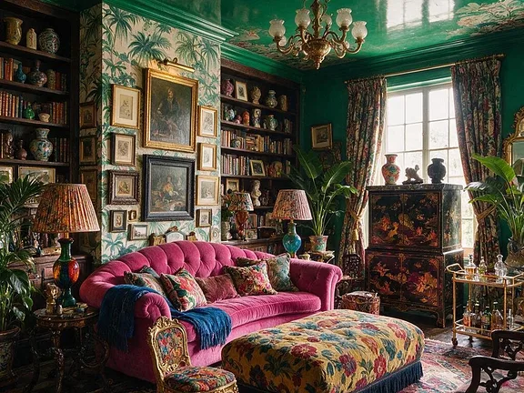 A room in the Maximalist style