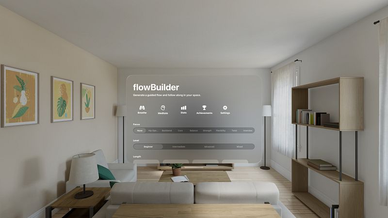 Screenshot of Yoga Timer - FlowBuilder.yoga