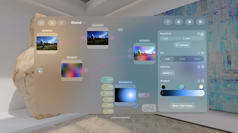 Screenshot of Flow Nodes