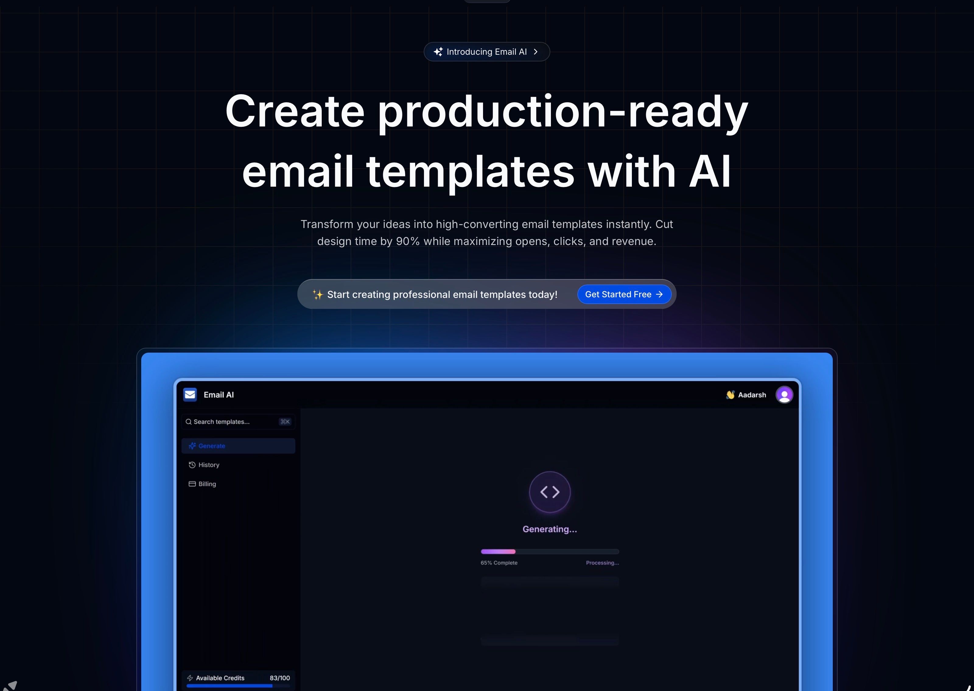 Email AI: Generate stunning emails with AI | BetaList