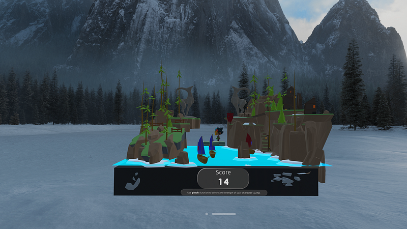 Screenshot of Spatial Jumpper