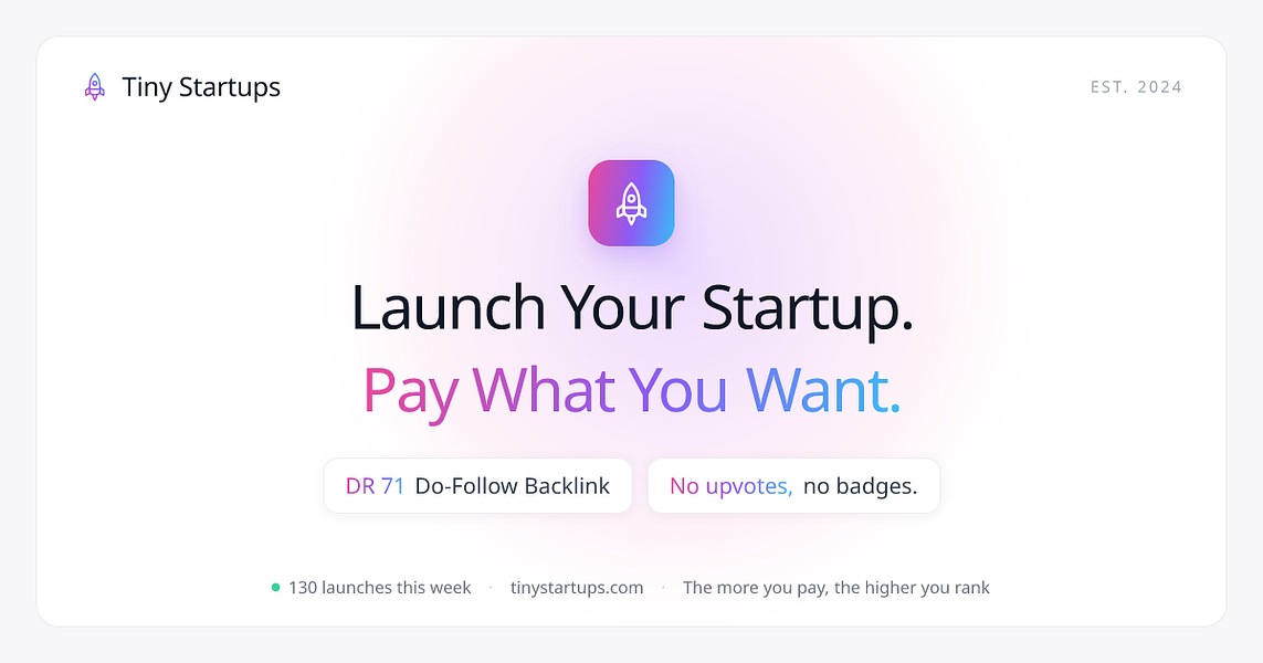 Tiny Startups