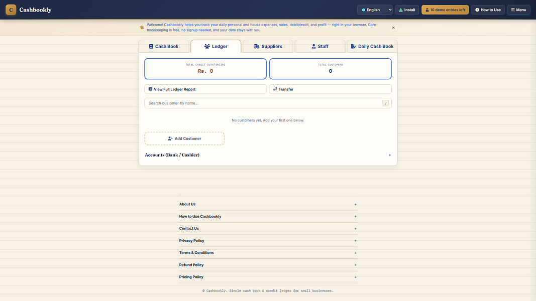 Cashbookly
