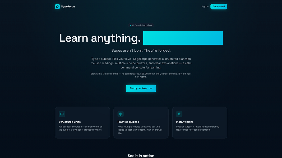 SageForge