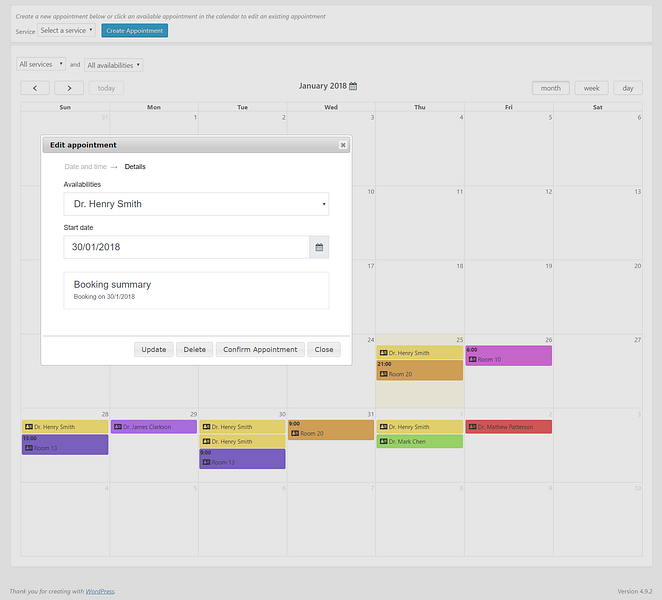 Calendarista