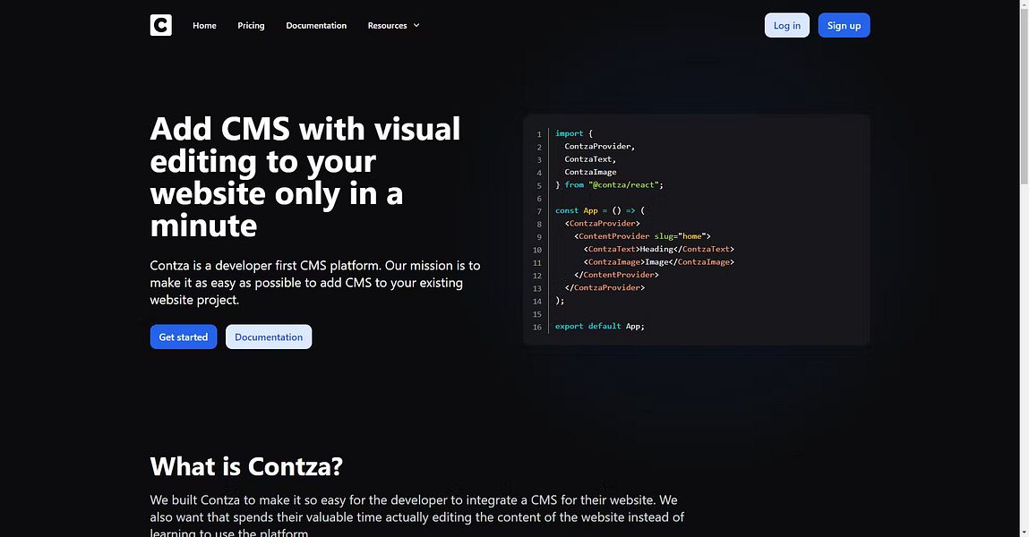 Contza CMS