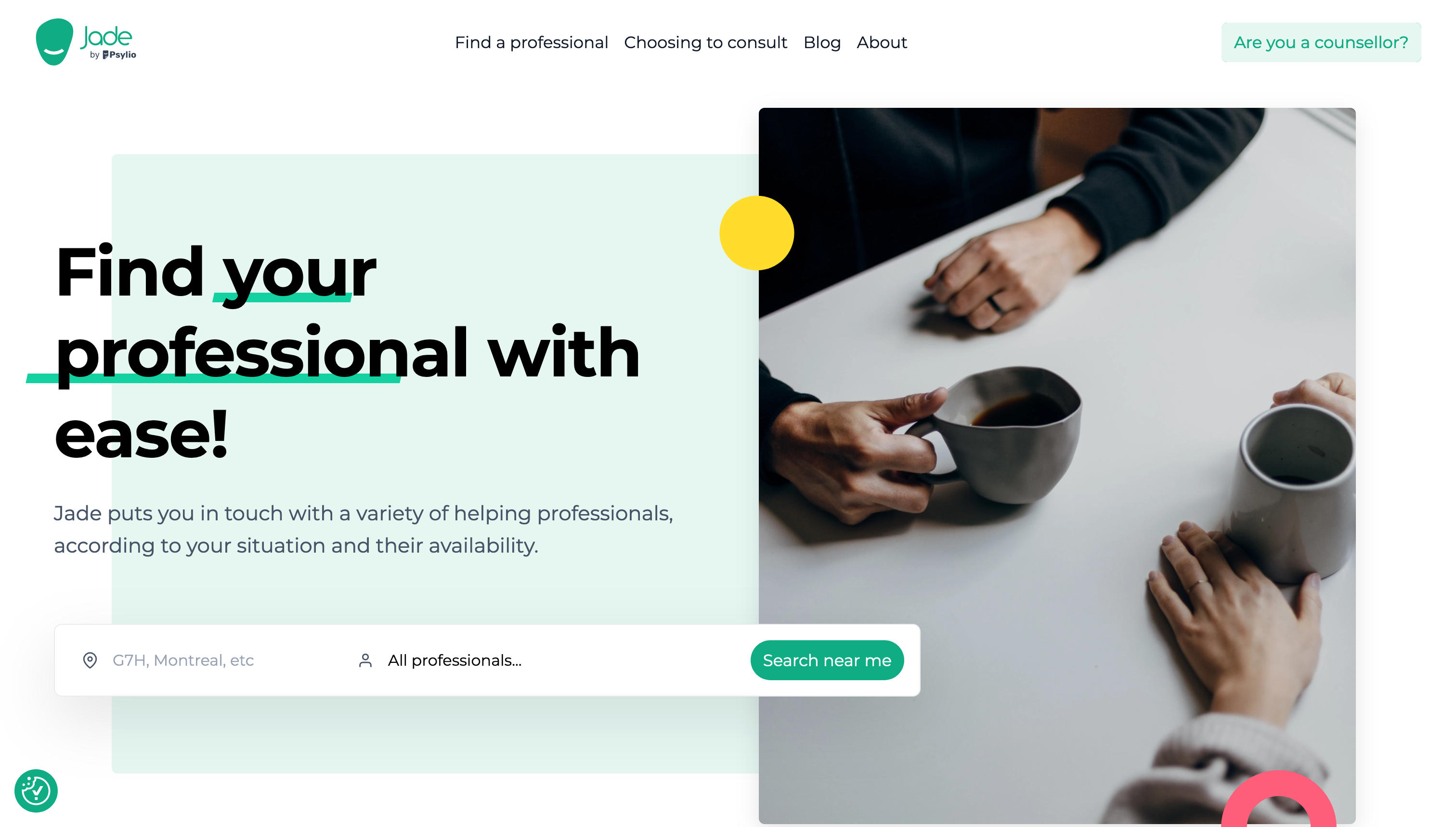Jade: Find your professional with ease!